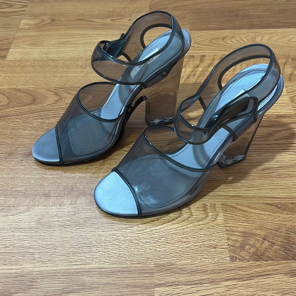Prada clear heels size 37